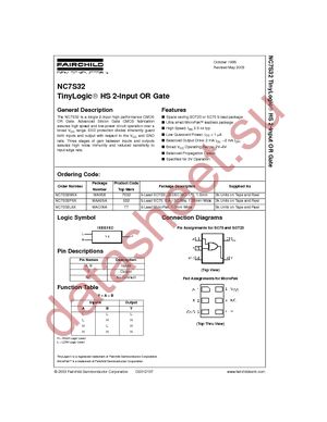 NC7S32P5X datasheet  